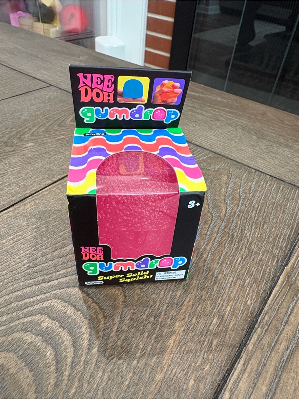 NeeDoh Gumdrop Super Solid Squish - Pink